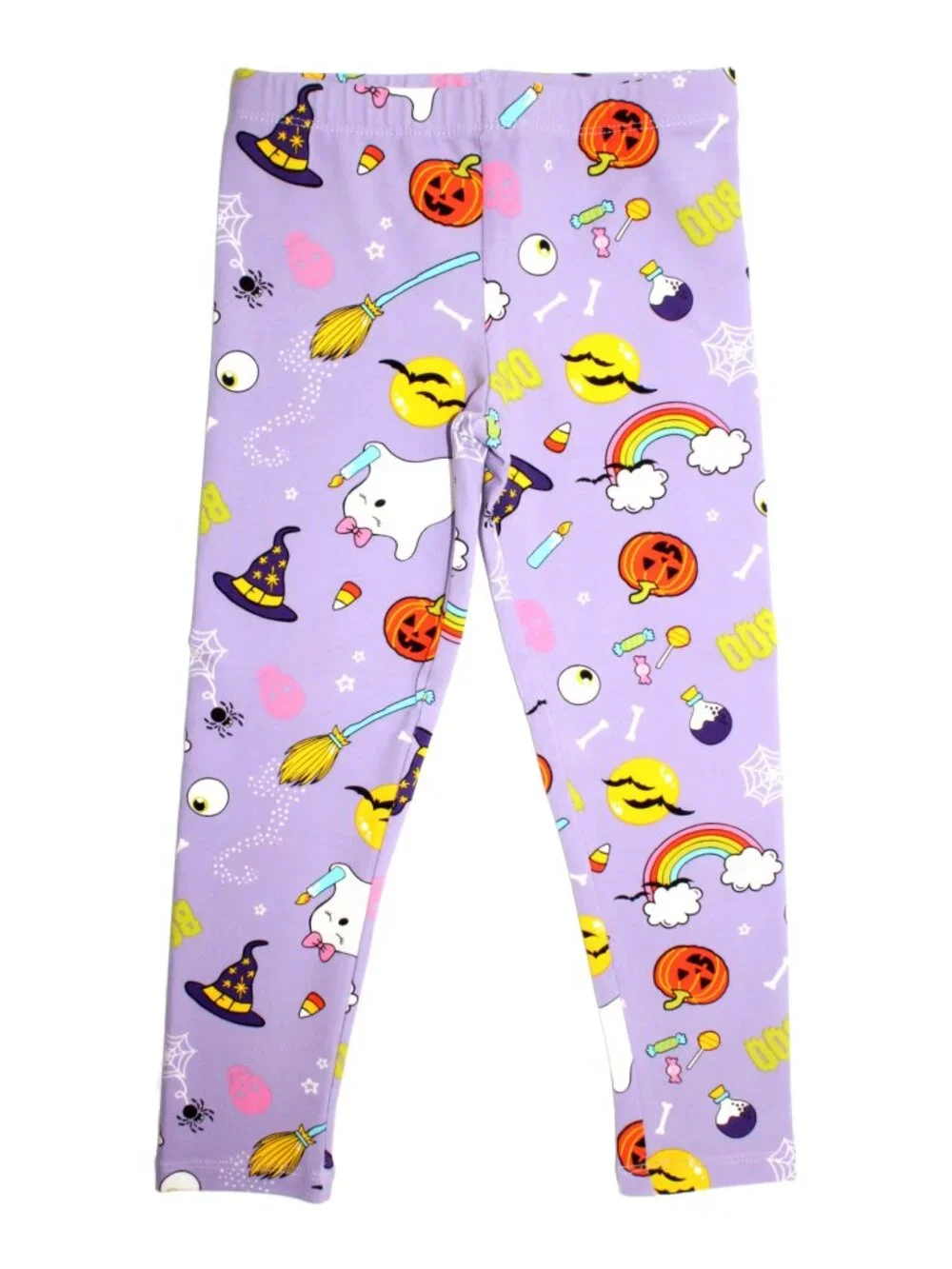 The Children's Place Toddler Girls' Halloween Things Printed Cotton Leggings